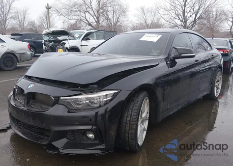 2018 BMW 440I Gran Coupe xDrive z USA, uszkodzony, nr VIN WBA4J7C52JBH14488